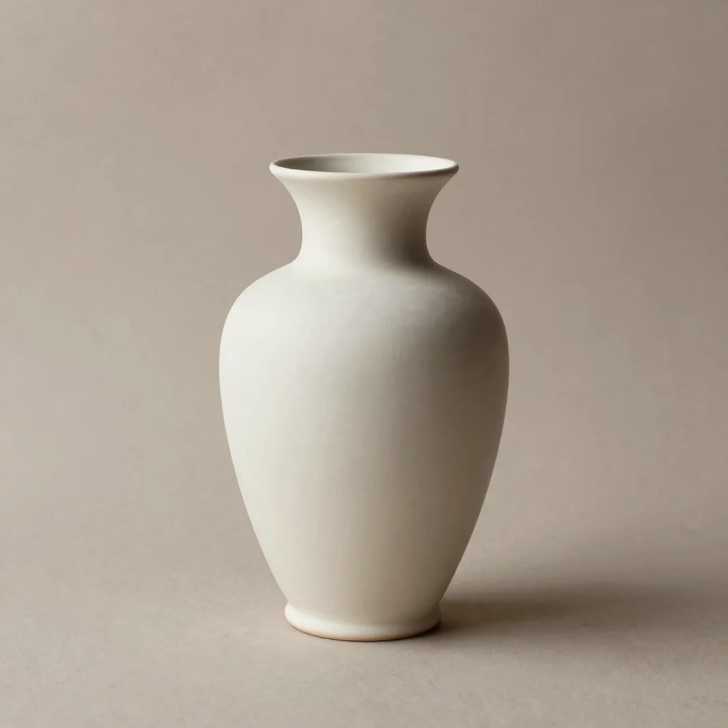 Fluted Ceramic Vessel